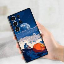 Magic Astronaut Silicone Case For Samsung S25 24 23 22 21 20 Plus Ultra 5G Lite Shockproof Cover Samsung S20lite5G