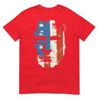 Our President Portrait Face American Flag Tshirt S