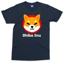Shiba Inu Logo TShirt Funny Dog Coin Hodl It Meme Elon Musk Unisex Gift Tee S