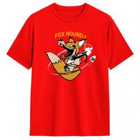 Unisex Metal Gear Solid Fox Hound Foxhound T Shirt Cotton Tops Casual Short Sleeve Crewneck Tee Shirt Graphic S