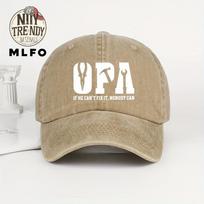 Retro OPA Printed Washed Baseball Cap Breathable Curved Brim Hat for Everyday Casual Wear Comfortable And Foldable Adjustab 1pc