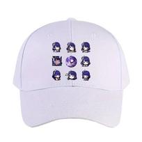 Genshin Impact Raiden Shogun Chibi Cap Summer Woman Man Adult Casual Fashion Casual Adjustable Fishing Hat Sun Hat Adjustable