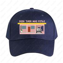 Debi Tirar Mas Fotos Pink House Aesthetic Cap Summer Woman Man Adult Fashion Casual Adjustable Printed Baseball Caps Trucker Cap Adjustable
