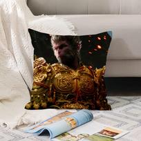 Game Black Myth Wukong Pillow Case Office Cushions Suitable For Sofa Car Bedroom Decorative Cushion Cover 30x30cm