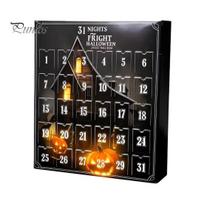 Halloween Holiday Gifts 2026 Advent Calendar, 24 Day Countdown Box with Spooky Mini Treat Calendar Figures, 3D Collectible Decor for Kids, Party Favor A