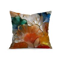 Ginkgo Biloba Leaves Pillowcase Printed Polyester 45x45cm Throw Pillowcover Decorative Sofa Cushion Pillowslip Home Decor 45x45cm