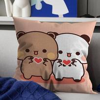 BuBu And DuDu Pillow Cover Design Cushion Cover Decor Holiday Decorati 30x30cm