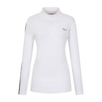 Superior Women'S Mock Neck Basic Layered T-Shirt White (Iw0Dks10431) White.Iw0Dks10431/100
