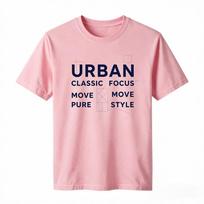 Oversized Hip Hop Tee Minimal Line Art Box Shapes Urban Move Focus Text Soft Cotton TShirt M