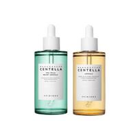 SKIN1004 Centella 2Pcs Ampoule Set,100ml Centella Ampoule+100ml Tea-Trica Relief Ampoule,Soothing Repair Facial Serum Kit ruda