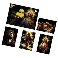 Oil Painting Texture Revealing Commemorative Scratch Craft for Adults Stress Relief Includes 4 Portraits Sheet 1
