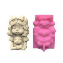 Candlestick Epoxy Casting Mold Silicone Flower Pot Mold DIY Pen Holder Mold 1