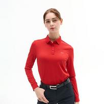 Louis Castel Women'S Logo Point Solid Long Sleeve T-Shirt See Notation/090