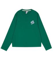 Edible Let Millenium Disc Printed Long Sleeve T-Shirt Green/L