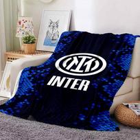 Inter Milan Emblem Blankets Flannel Printed Breathable Warm Throw Blanket for Home Office Bedspreads 0708a91 75cmx90cm