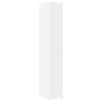 vidaXL Buffet haut blanc 30x42,5x185 cm bois d'ingénierie