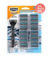 Schick Quattro 4 Titano rankenėlė+17 ašmenukų pakuotė NONE