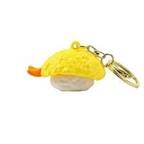 Eco-Friendly Fidget Key Ring Cute Simulation Stress Relief Bag Pendant  Daily Use Tempura Sushi Style