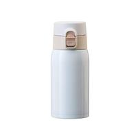 Atlas Water Bottle Vacuum Lightweight in for Hot Water 350ml, Insulated, Ultra-lightweight, Insulated, One-touch Opening, Japan, Ivory, Airlist,