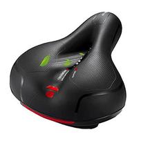 Comfortable High Elastic Memory Foam Seat Black Color Bike Parts Components Shock Absorbing and Waterproof Bicycle Saddles Leather juoda