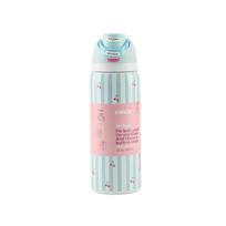 Vaisių vakuuminė izoliuota vandens gertuvė su 304 plieno vidumi ir nešiojamu dizainu lauko veiklai Pink Cover,24oz white