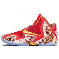 Nike LeBron 11 Nba 2K14 650884-674 42 raudona