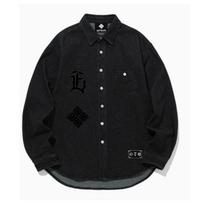 Eight Volume Ev Black Emblem Denim Shirt Black/One Size