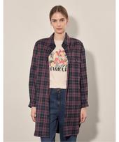 Vivi Olivia Jang Gi-Jang Check Shirt_Vvcnl4F8381 Color: Violet(65)/090