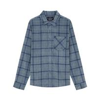 Jambangi Men'S) Printed Check Shirt (Semi-Oversized)_Am3Wwh602-Bl Blue/95