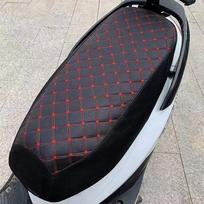 Motorcycle Seat Cushion Cover Mesh Waterproof Seat Cushion Protector Protection Breathable Anti-skid Pu Leather For Scooter juoda