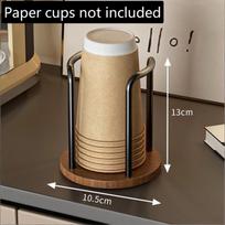Disposable Cup Holder 1Pcs Scratch-Resistant Multi-Function Coffee Cup Organizer Desktop Teacup Stand for Bar Counter Use A1