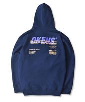 Okens Seoul [Season 01 Drop No.01] Season Barcode Hoodie Navy (2022) Navy/L