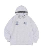 Cargo Bros Star Circle Logo Oversized Hoodie (Light Gray) S