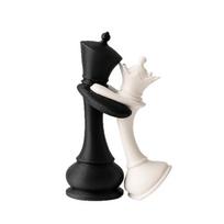 Home Decoration Chess Statue 3D Printed Desktop Ornaments King And Queen Statue  Table Chess