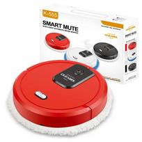 Smart Sweeping and Mop Robot Vacuum Cleaner Household Rechargeable Dry and Wet Home Appliance With Humidifying Spray raudona