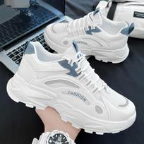 2025Madingi vyriški sportbačiai Lauko teniso treniruokliai Tinklelis Kasdieniai sportiniai bėgimo batai vyrams Suvarstomi platforminiai batai Zapatillas Hombre 39