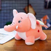 2019 New Dumbo Plush Toy Elephant Doll Children's Pillow Ragdoll Gift 30cm(0.15kg) rožinė