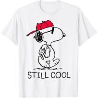 Riešutai - Snoopy vis dar šaunus marškinėliai S balta