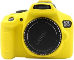 Silicone Camera Case for Canon EOS 1500D / 1300D geltona
