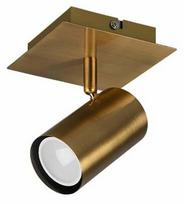 Šviestuvas lubų ir sienų Trio Marley 802400104, GU10, 1 x 25 W, žalvario sp.