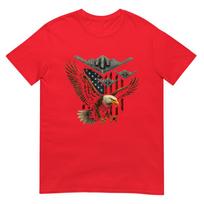 Patriotic Eagle B2 Bombers American Flag 4th Of July TShirt S
