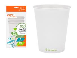 Vienkartiniai puodeliai Simple Solution Bio 30309, 250 ml, 6 vnt.