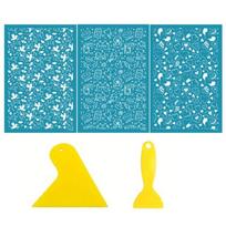 Heart Silk Screen Stencil Clay Silkscreen Print for DIY Printing Earring Scraper