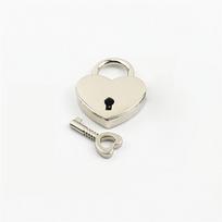 Wedding Jewelry Box Diary Book Suitcase Key Lock Mini Padlocks Antique Style Heart Shape Padlock sidabras