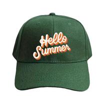 Hello summer Cap Woman Man Baseball Cap Adjustable with Curved Brim Duckbill Cap Protection Sun Hats Adjustable
