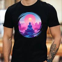 T-Shirt Herren Buddha Motiv Baumwolle Größe S bis 5XL XXL