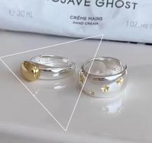 Ventfille   Silve Graffiti Letter Punk Ring For Women Girl Gift Retro Versatile Design Jewelry Dropshipping