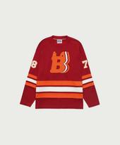 Bike Triple B Logo Football Jersey _ Red Red/L
