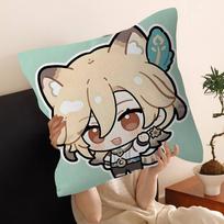 Genshin Impact Kaveh Alhaitham Lucky Dragon pillow cover sofa cushion cover home room decoration children gift 30x30cm