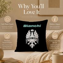Auto B-BianchiS Cushion Cover Double-Sided Printed Pillow Cover Hypoallergenic Dust-Mite Proof 30x30cm